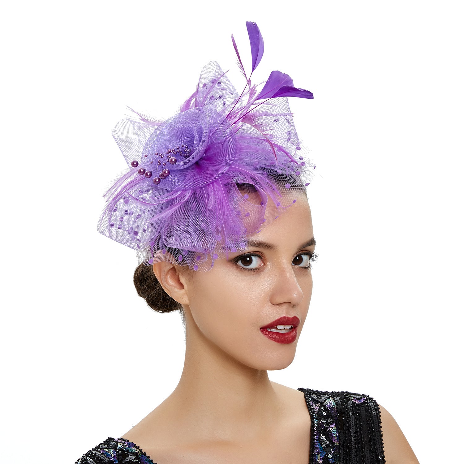Diadema De Organza De Plumas al por mayor